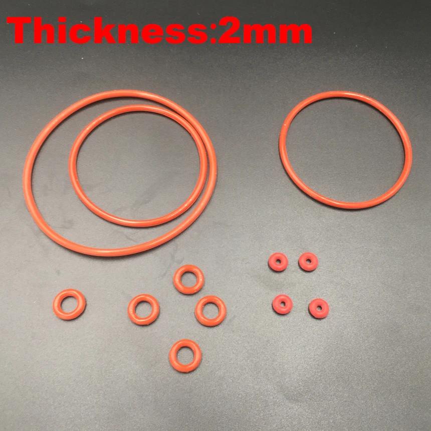 8pcs 90x2 90*2 95x2 95*2 100x2 100*2 105x2 105*2 (OD * β) 2mm β VMQ ǰ   Ǹ   O  Ŷ